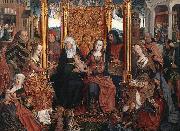 unknow artist The Holy Kinship Altarpiece Spain oil painting artist
